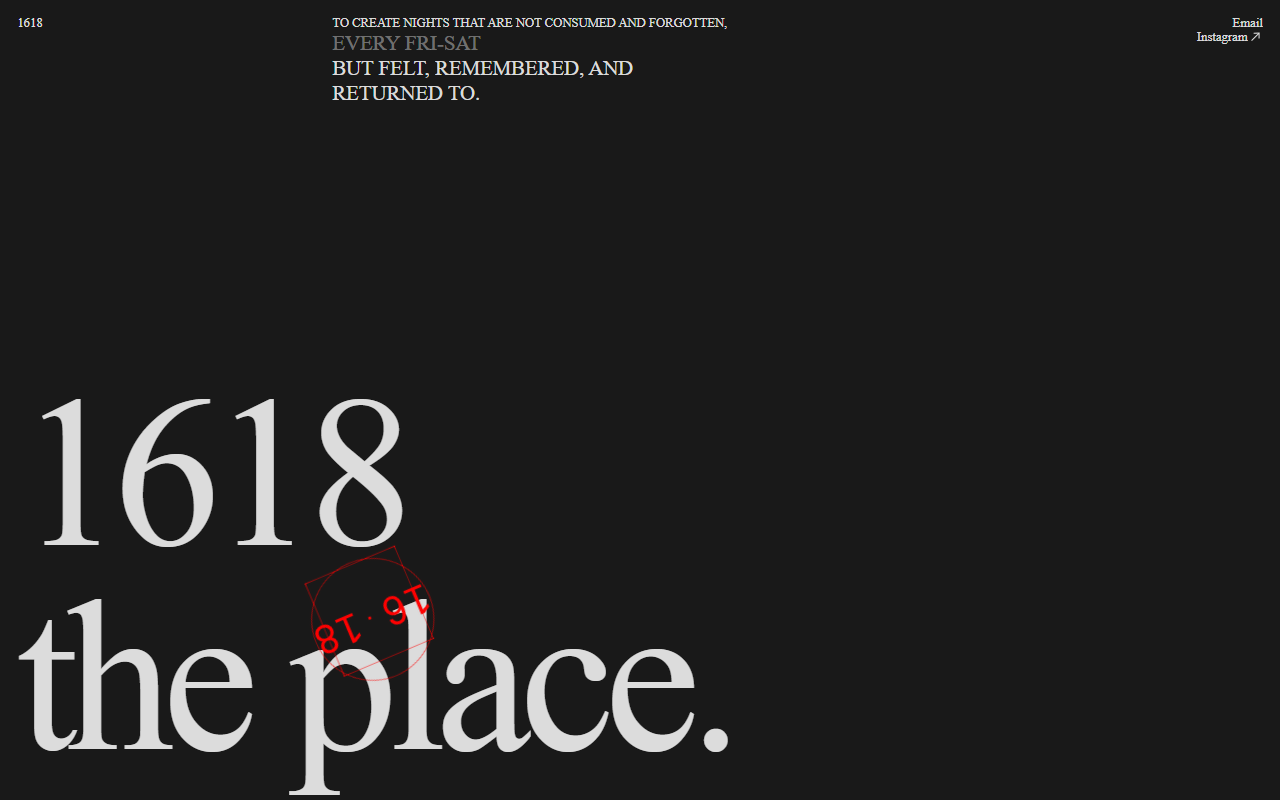 1618theclub.com screenshot