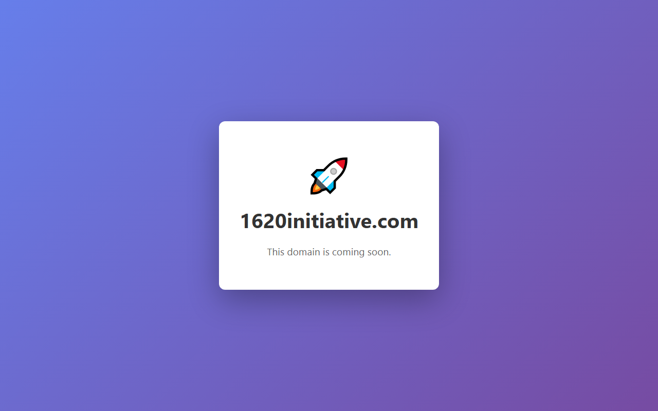 1620initiative.com screenshot