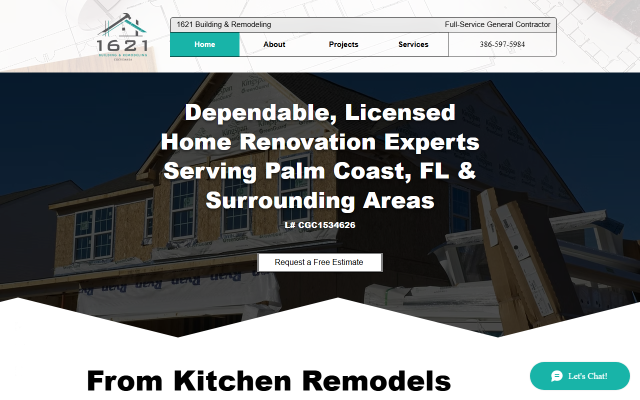 1621building.com screenshot