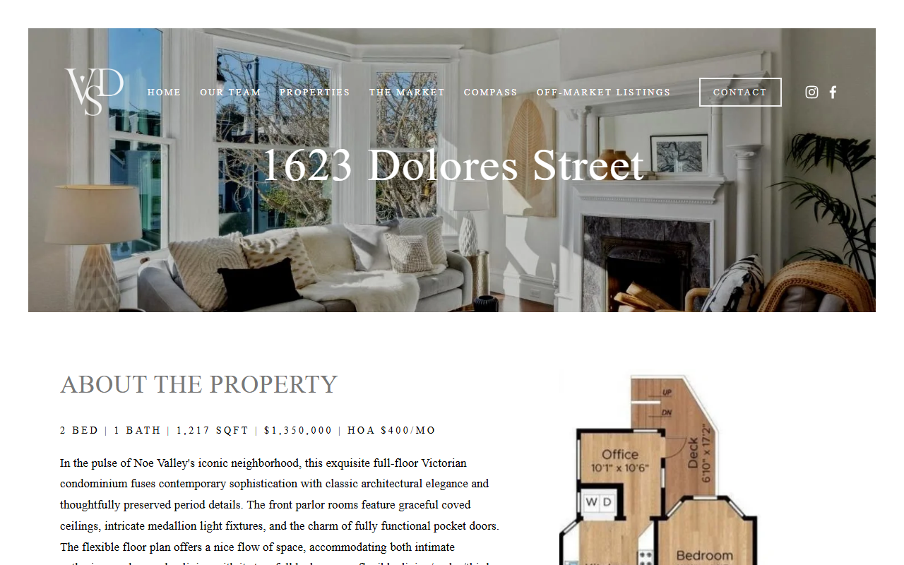1623dolores.com screenshot