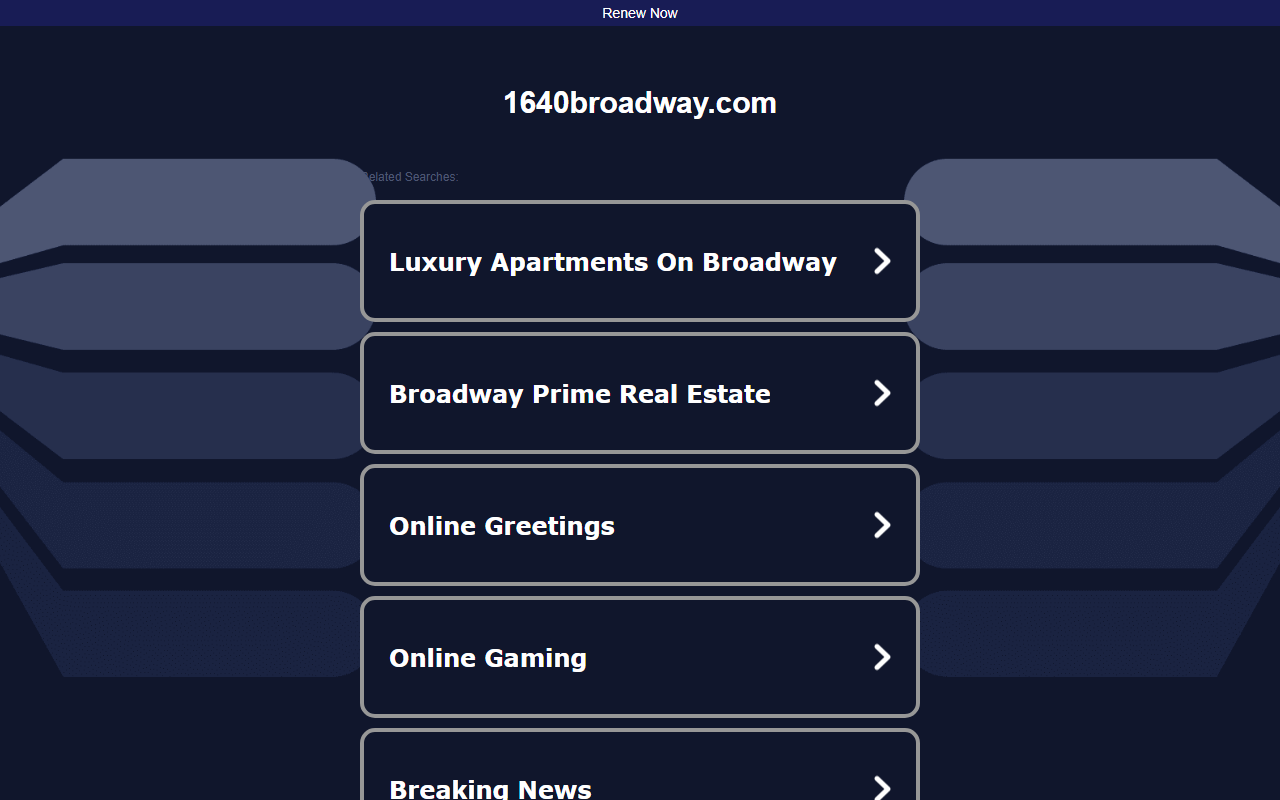 1640broadway.com screenshot