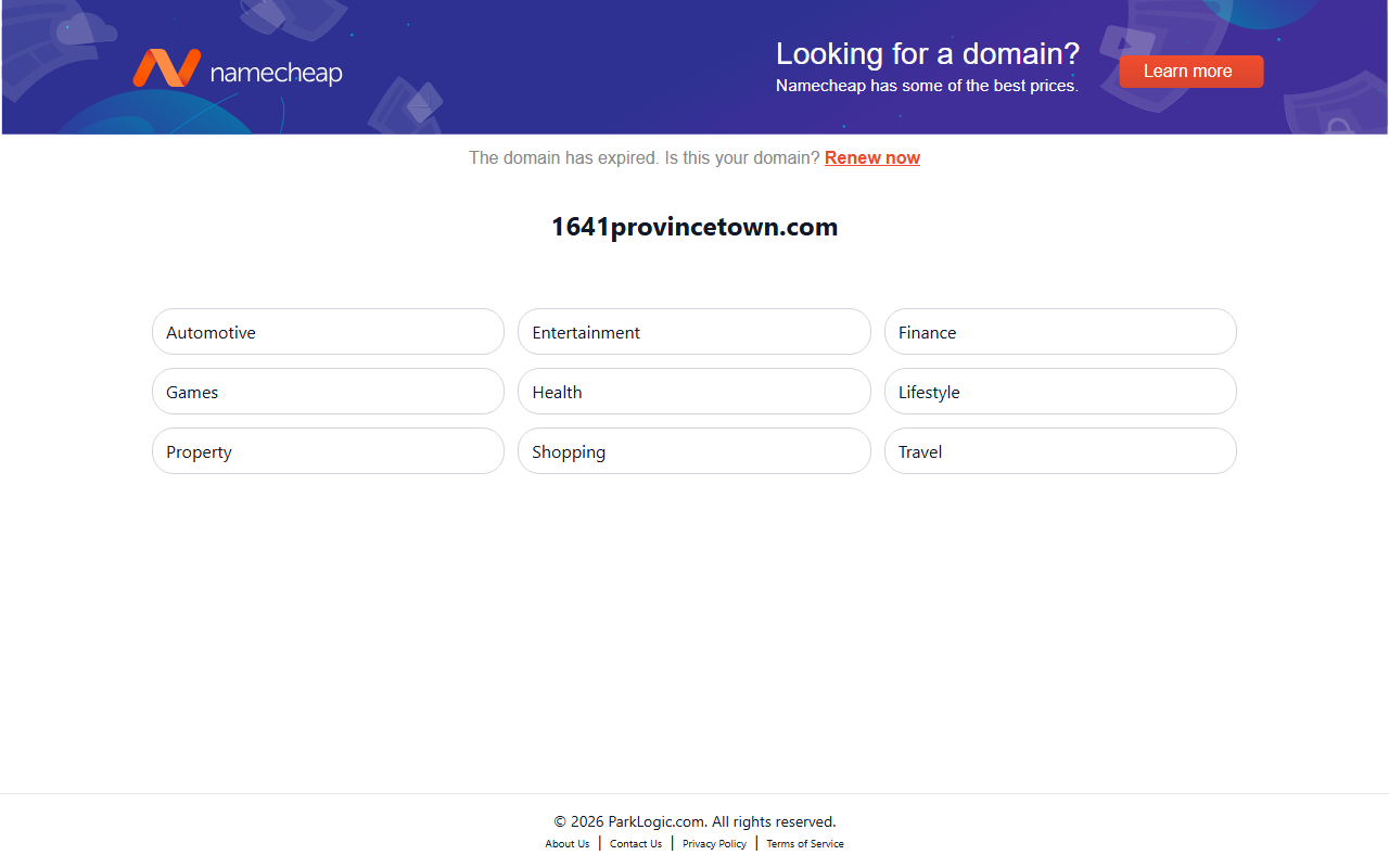 1641provincetown.com screenshot