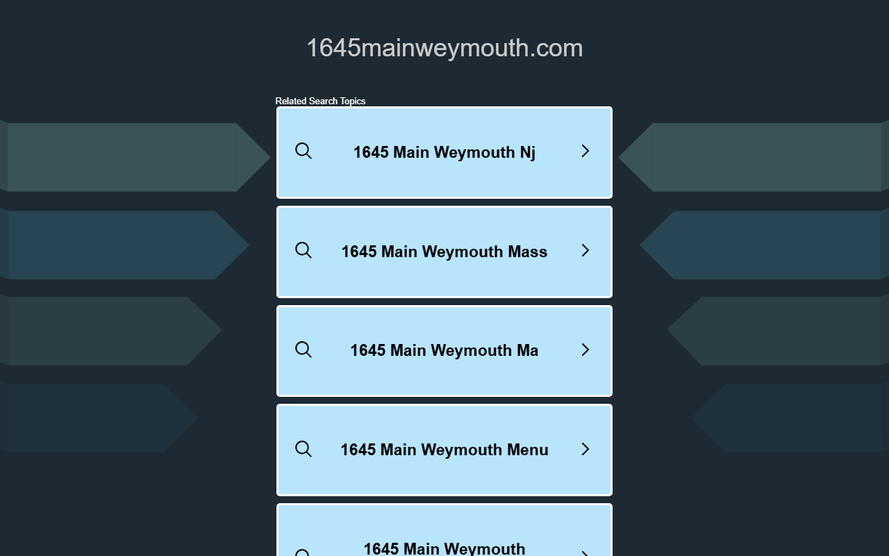 1645mainweymouth.com screenshot