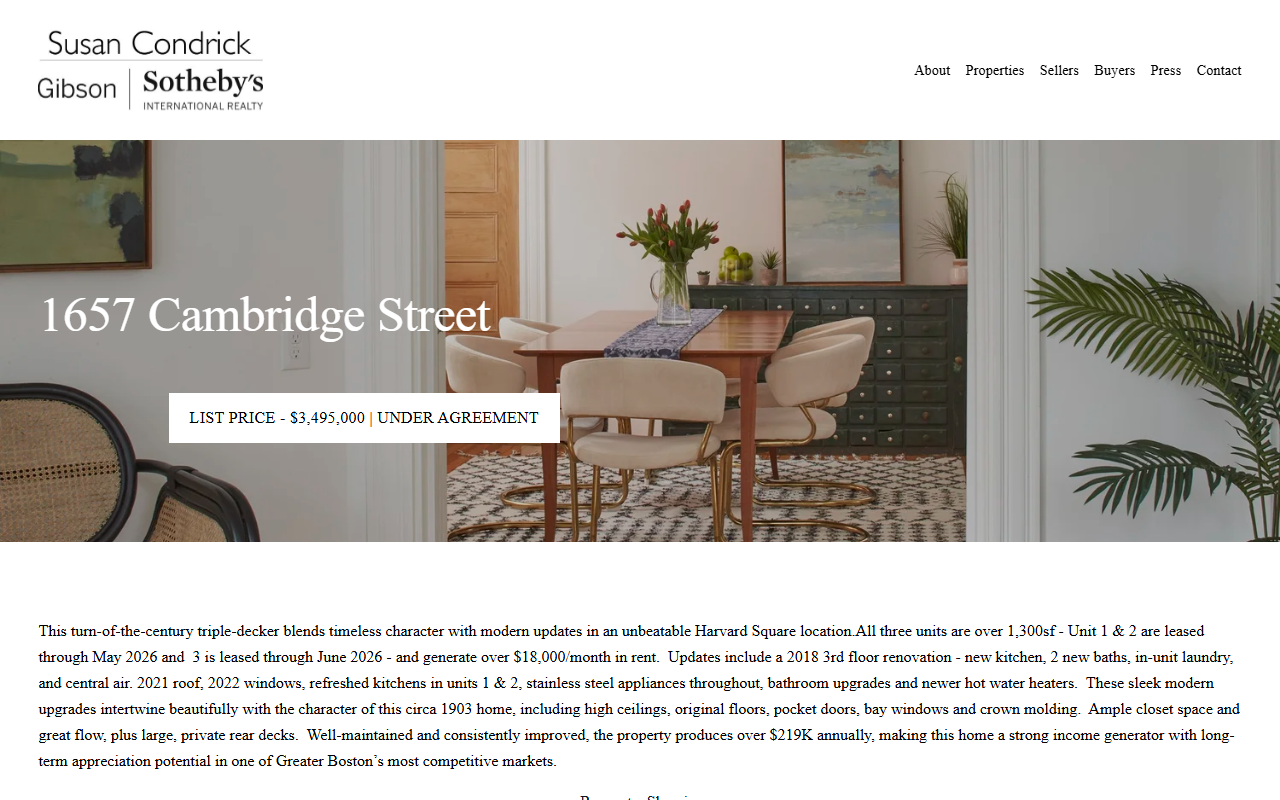 1657cambridge.com screenshot