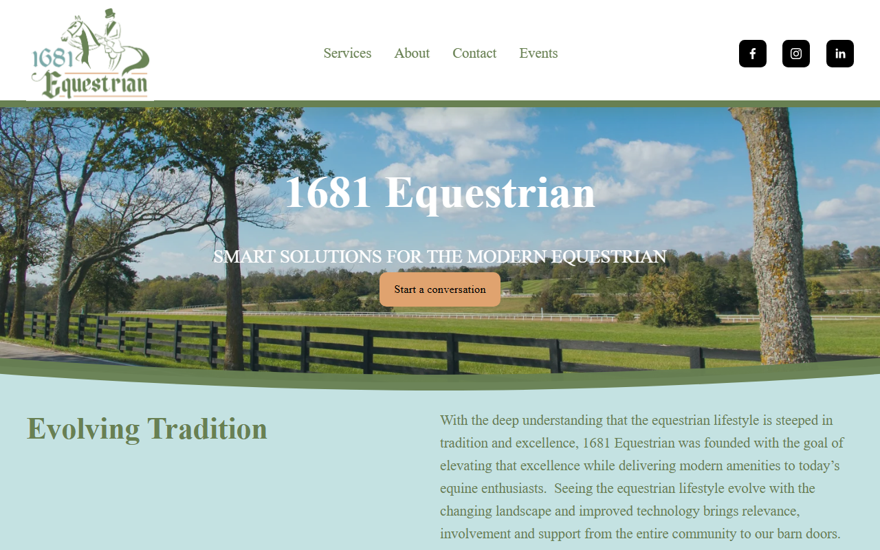 1681equestrian.com screenshot