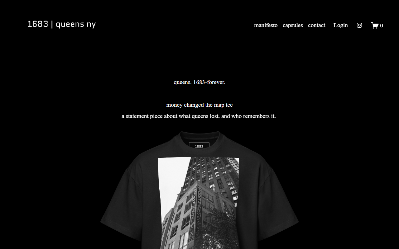 1683apparel.com screenshot
