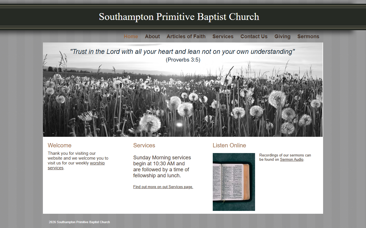 1689baptist.com screenshot
