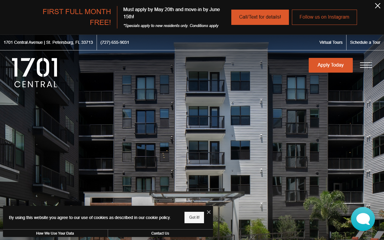 1701central.com screenshot