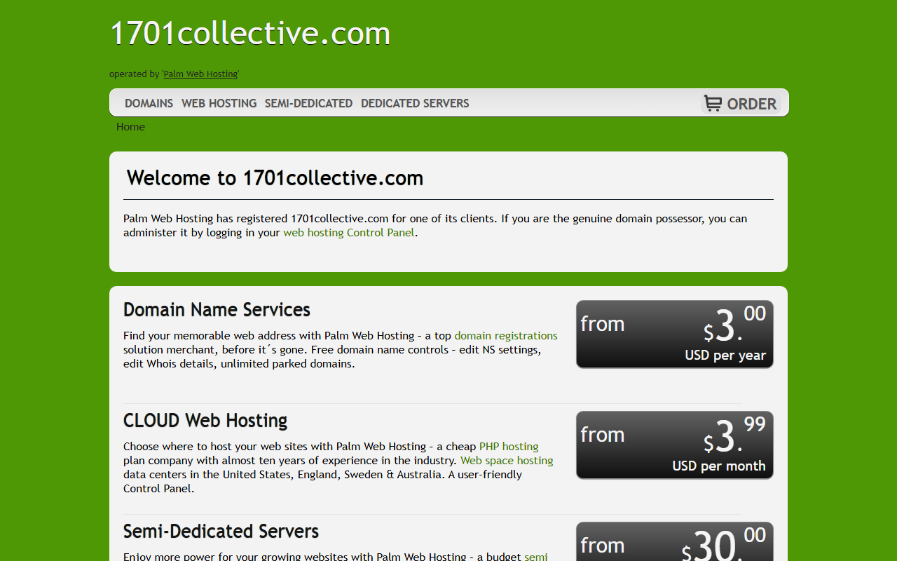 1701collective.com screenshot