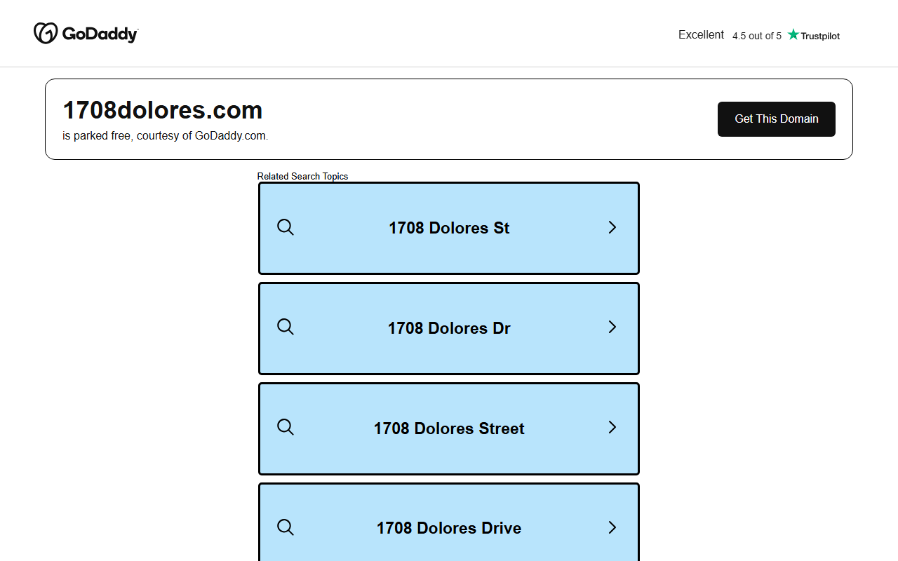 1708dolores.com screenshot