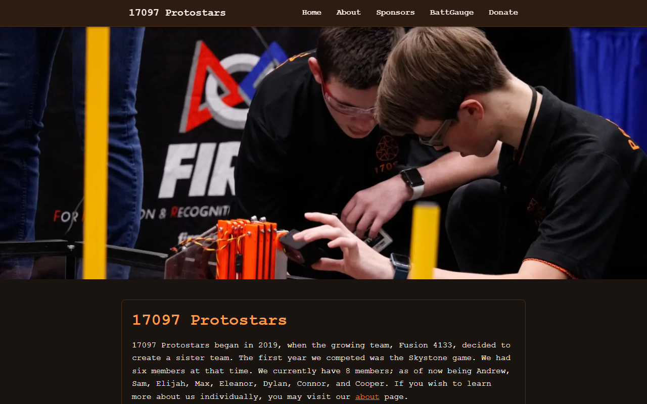 17097protostars.com screenshot