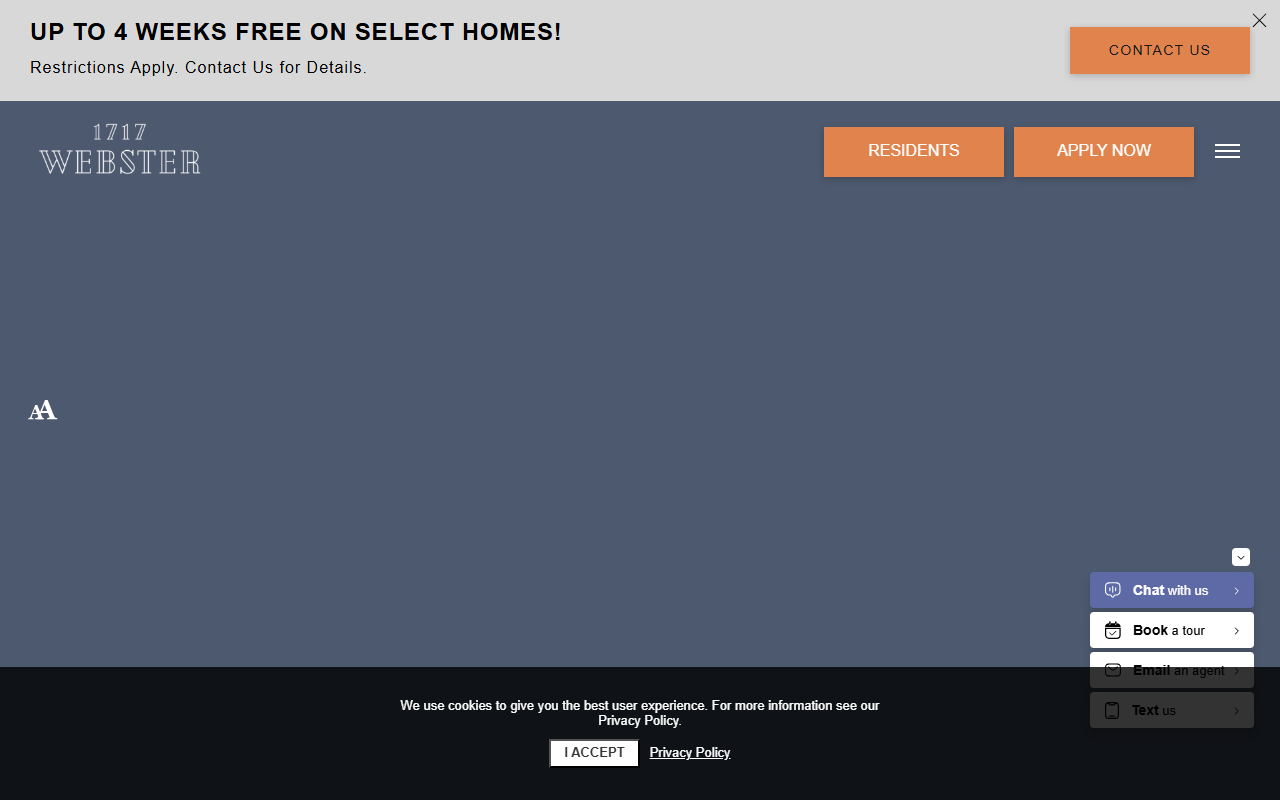 1717webster.com screenshot