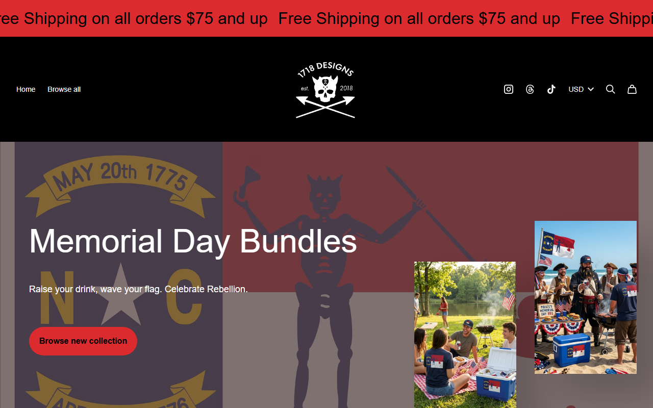 1718-designs.com screenshot