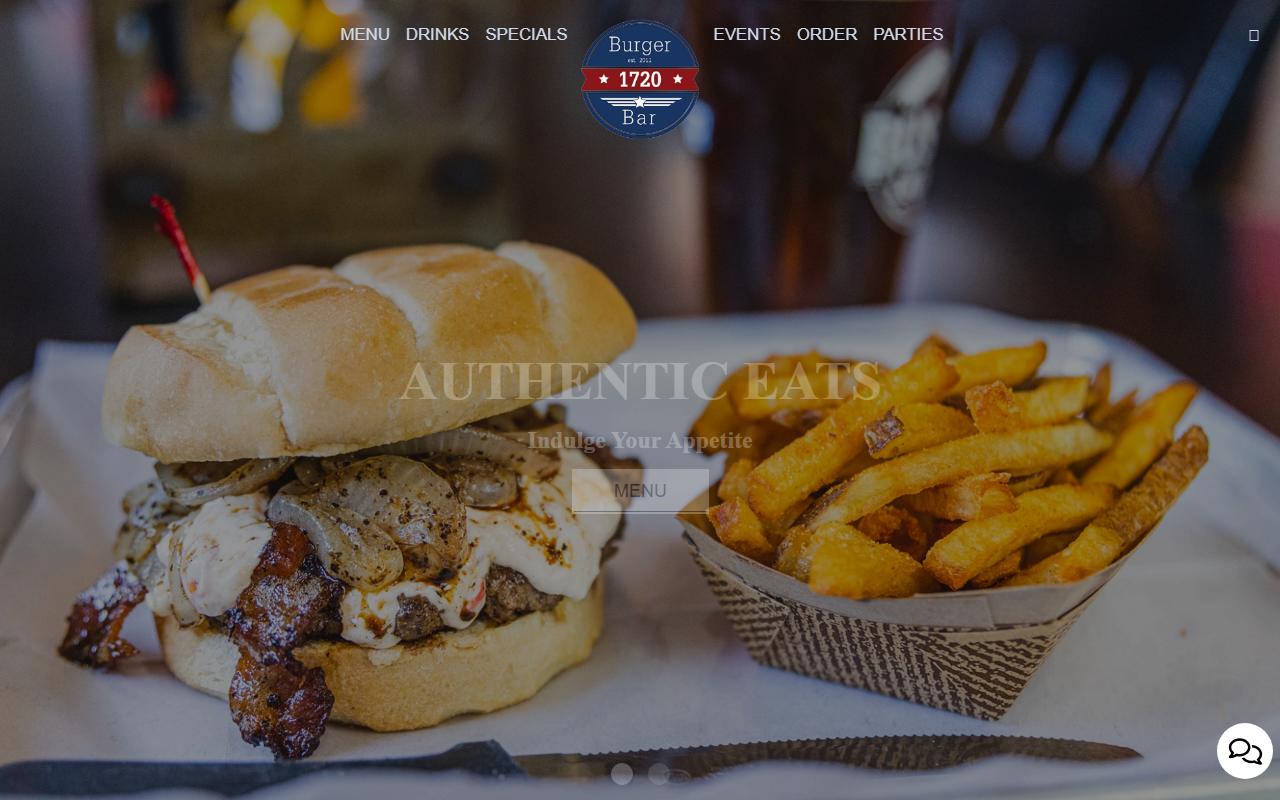1720burgerbarsc.com screenshot