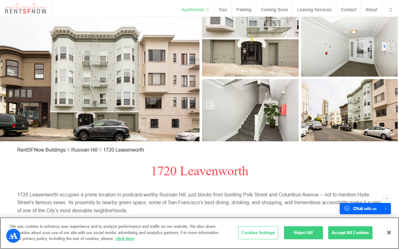 1720leavenworth.com screenshot