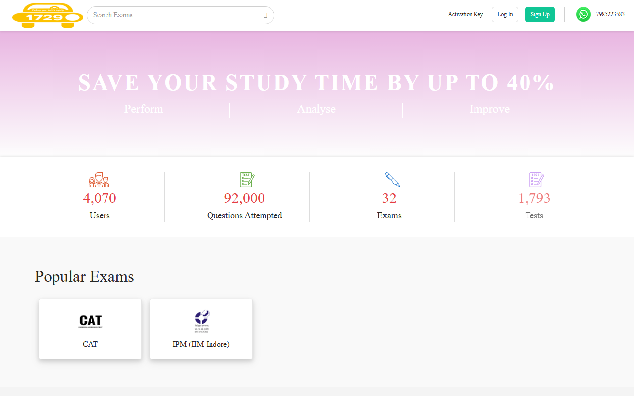 1729classes.com screenshot
