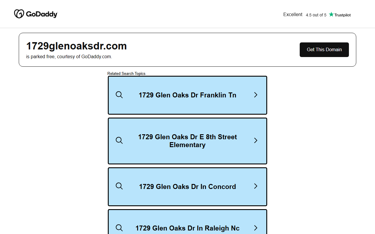 1729glenoaksdr.com screenshot