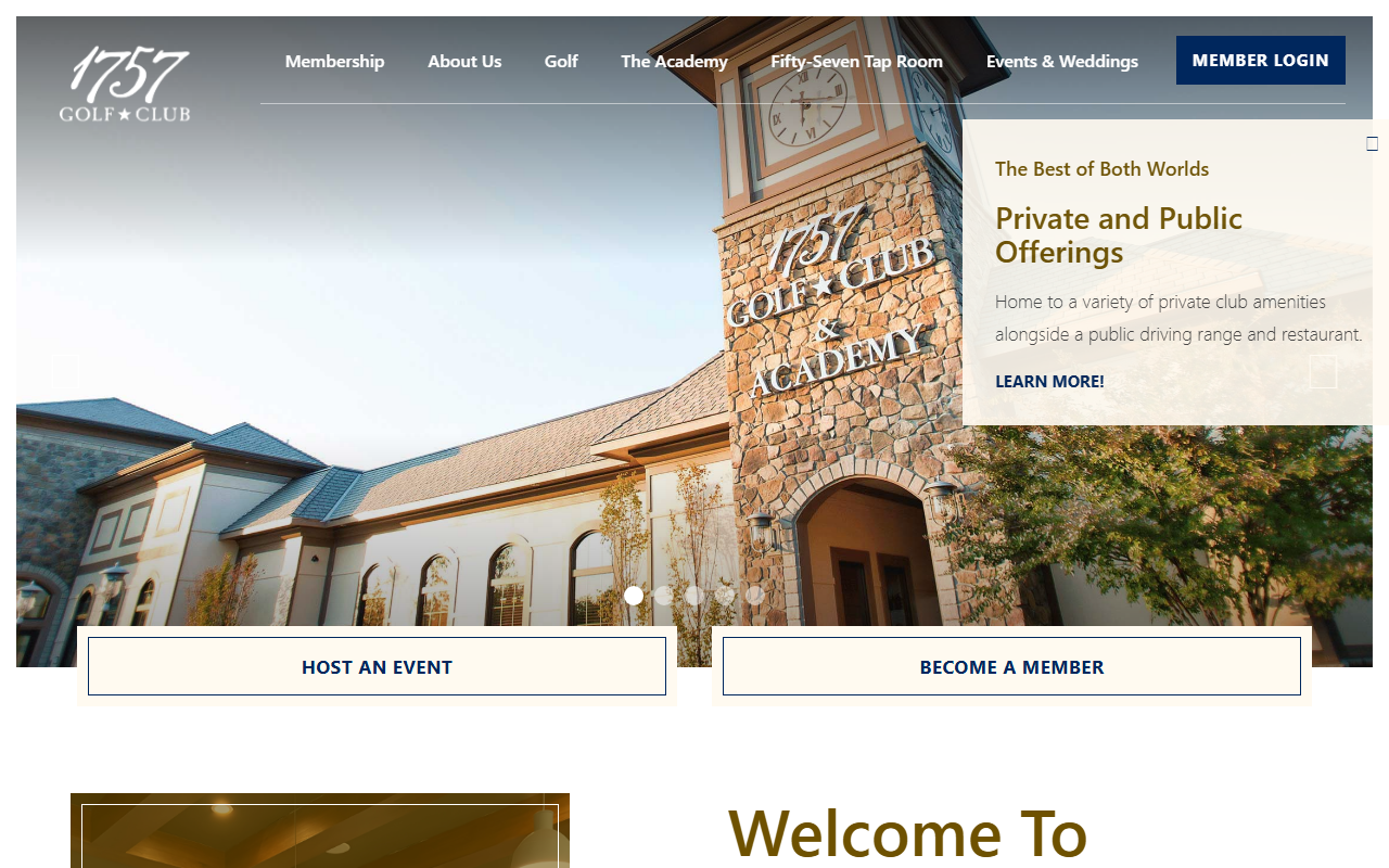 1757golfclub.com screenshot