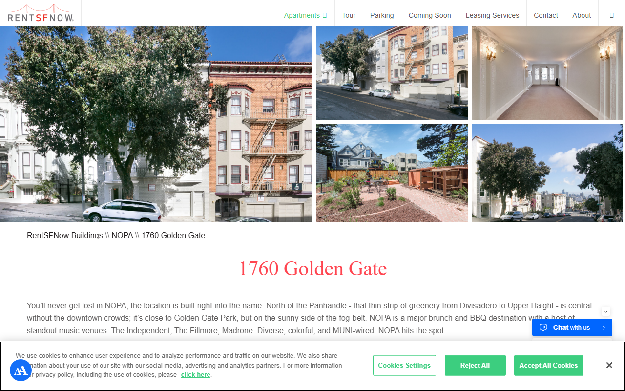 1760goldengate.com screenshot