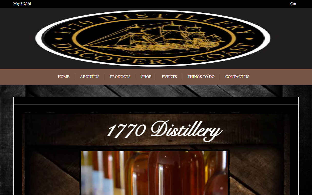 1770distillery.com screenshot