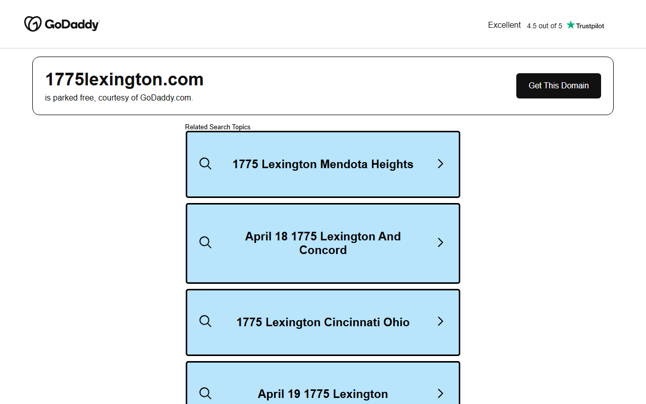 1775lexington.com screenshot