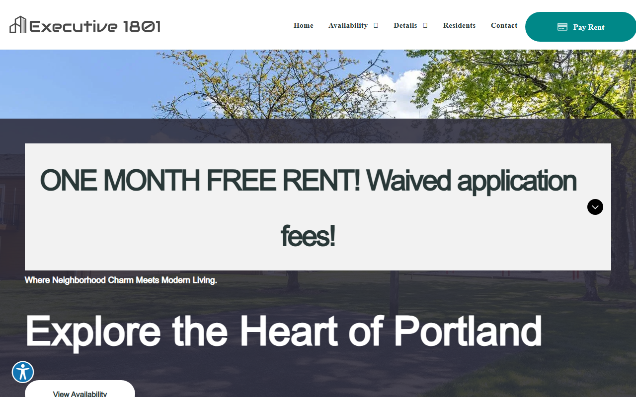 1801executive.com screenshot