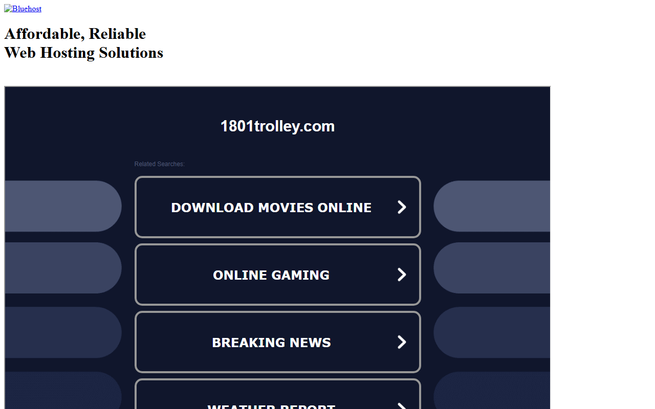 1801trolley.com screenshot