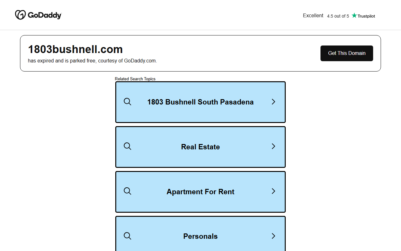 1803bushnell.com screenshot