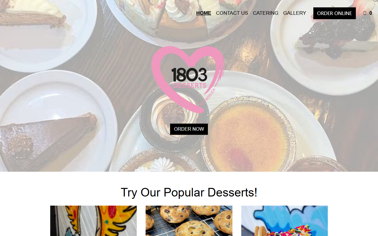 1803dessertorder.com screenshot