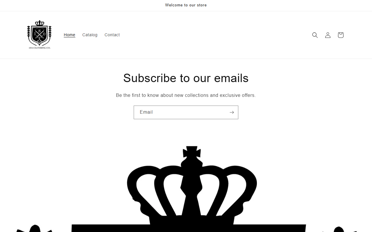 1804clothingco.com screenshot