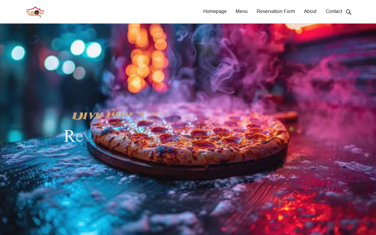 1804pizzabar.com screenshot