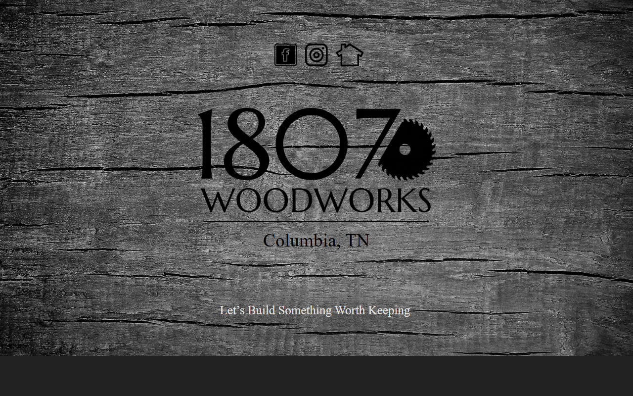 1807woodworks.com screenshot