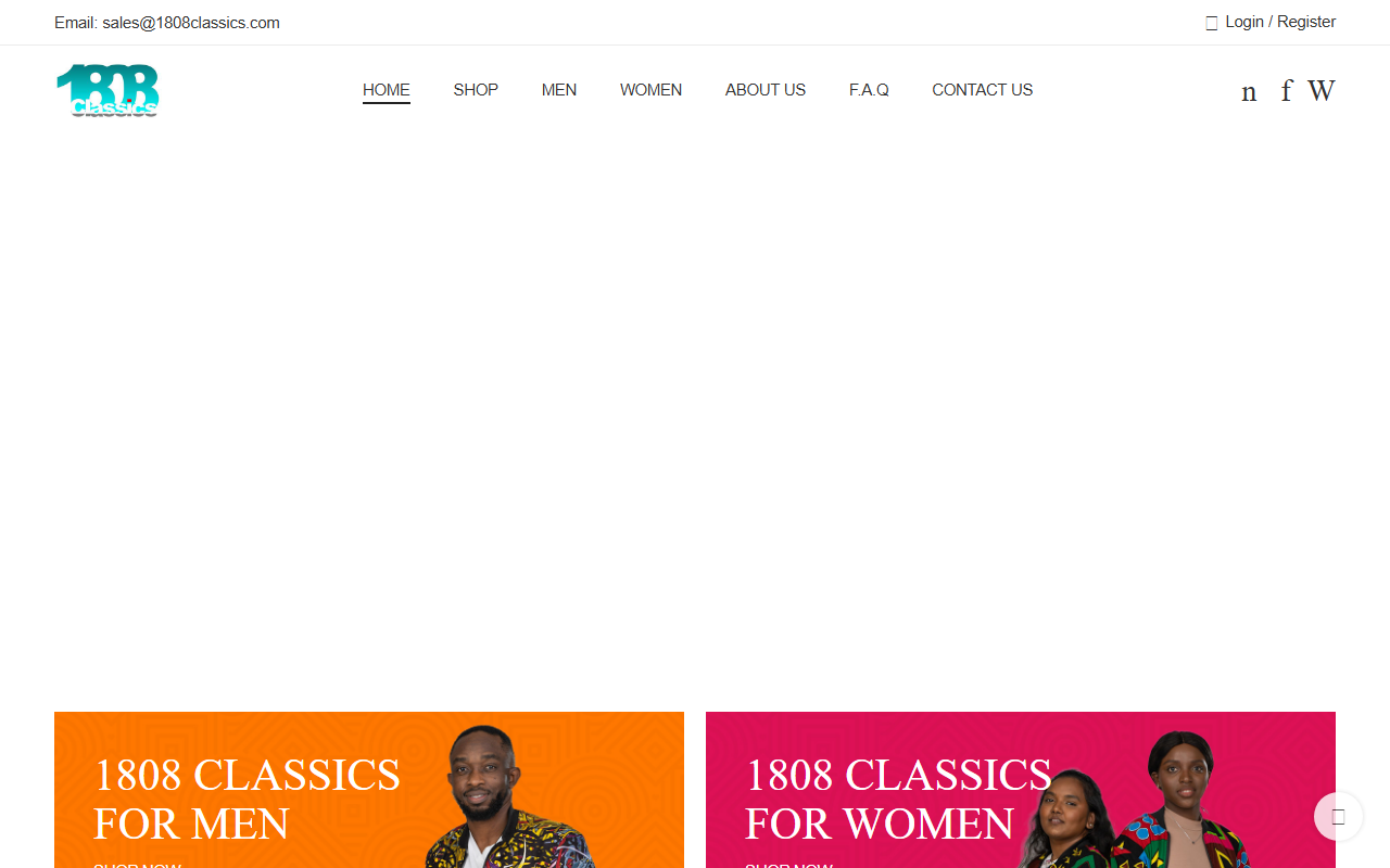 1808classics.com screenshot