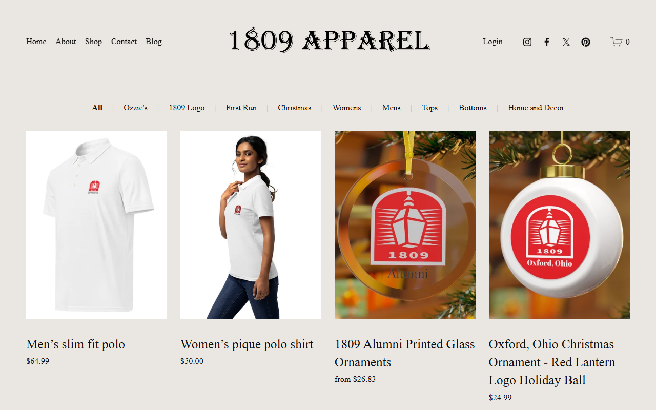 1809apparel.com screenshot