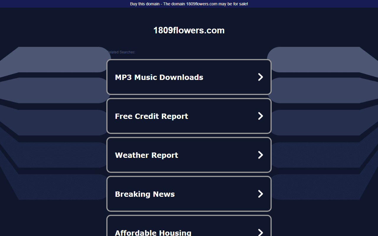 1809flowers.com screenshot