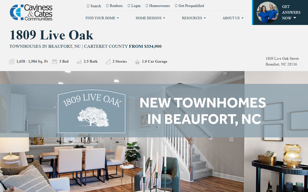1809liveoak.com screenshot