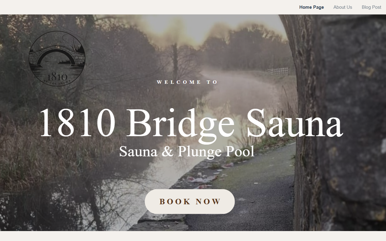 1810bridgesauna.com screenshot