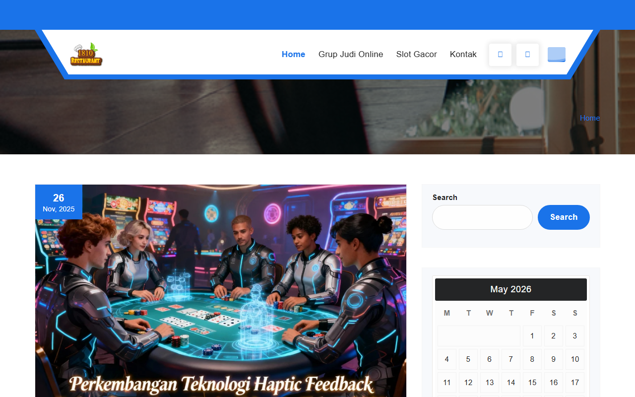 1810restaurant.com screenshot