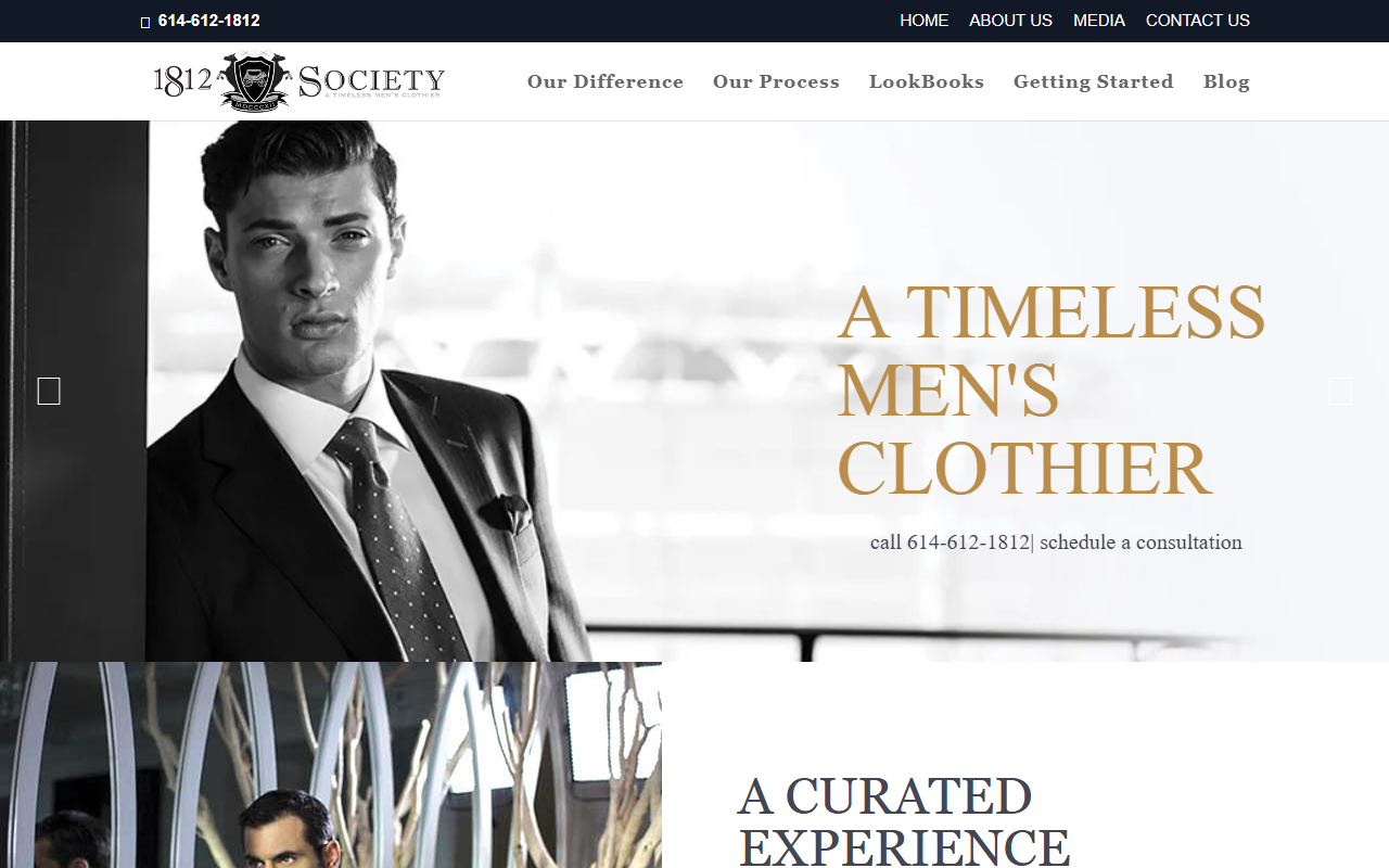 1812society.com screenshot