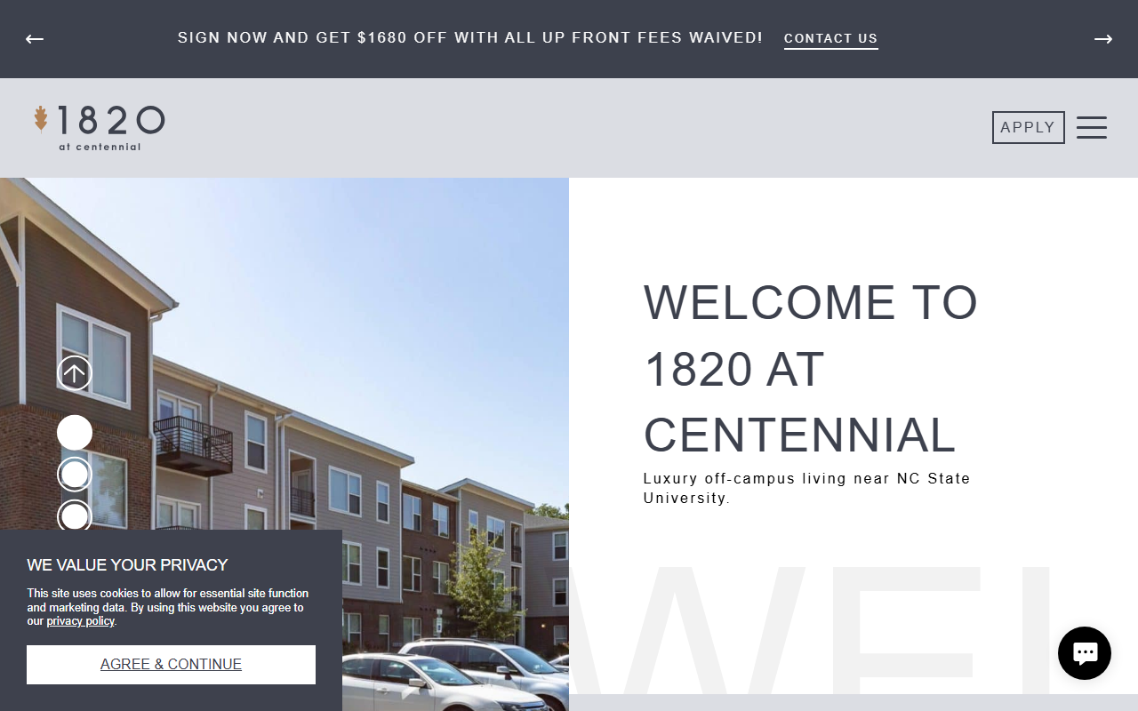 1820centennial.com screenshot