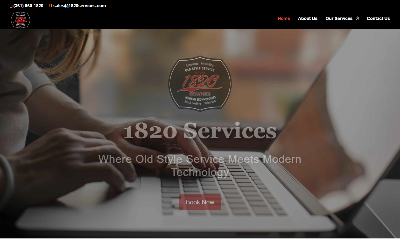 1820services.com screenshot