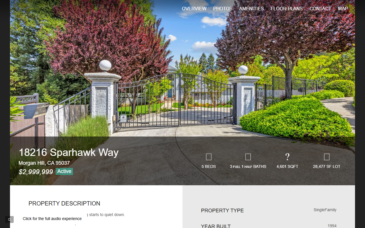 18216sparhawkway.com screenshot