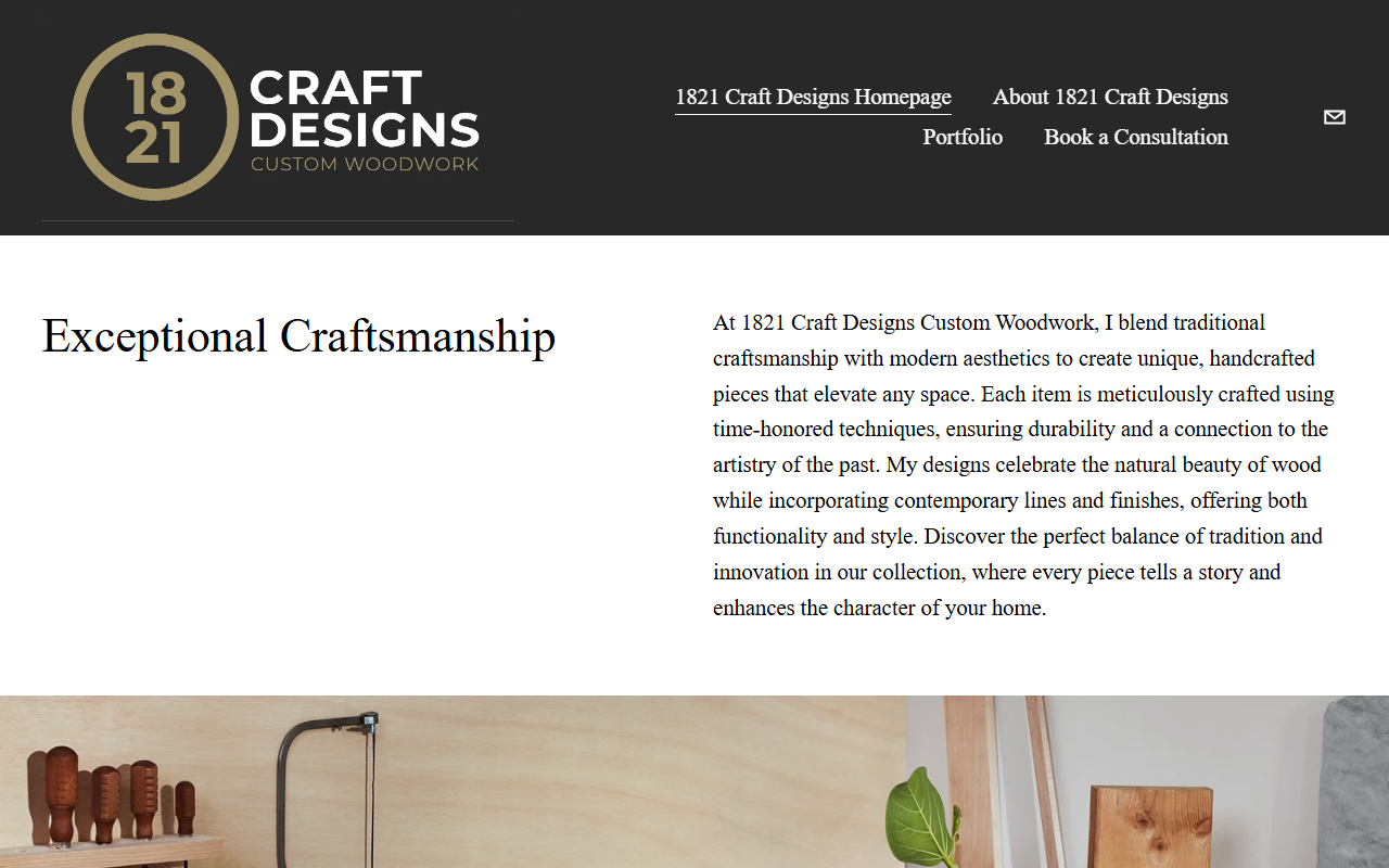 1821craftdesigns.com screenshot