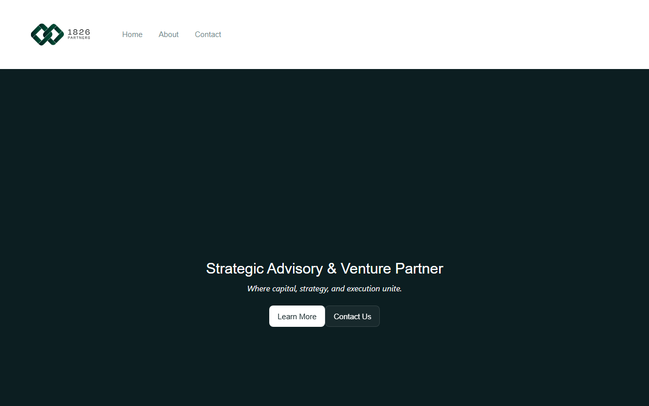 1826partners.com screenshot