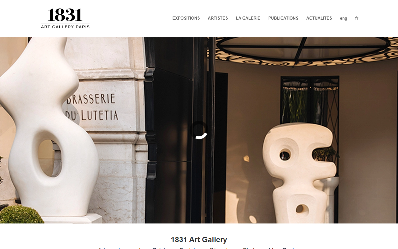1831gallery.com screenshot
