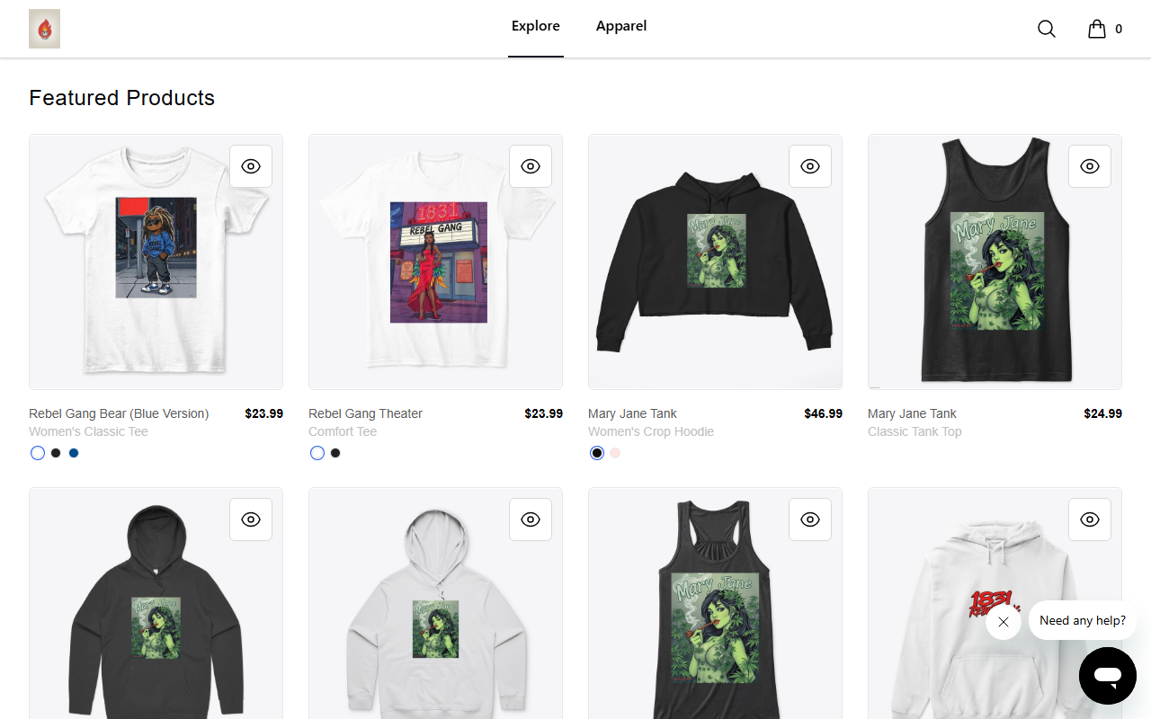 1831rebelgang.com screenshot