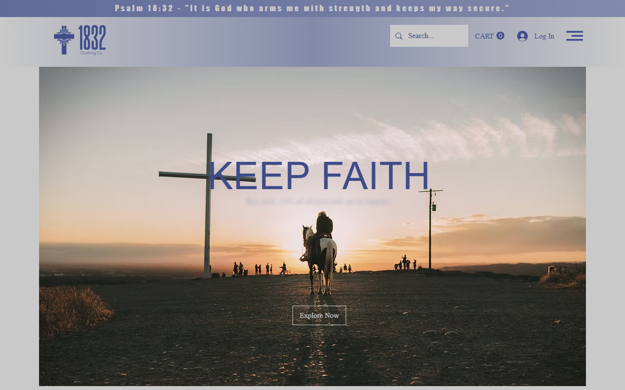 1832clothingco.com screenshot