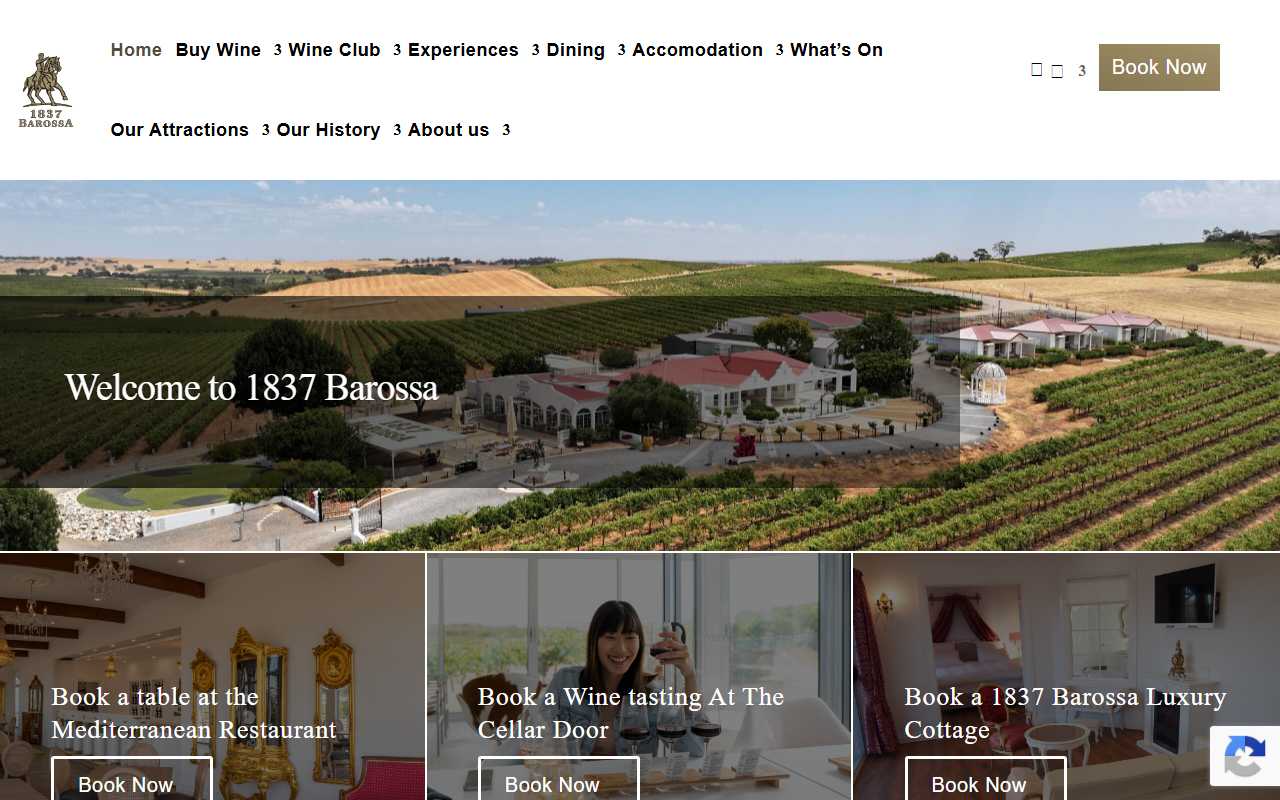 1837barossa.com screenshot