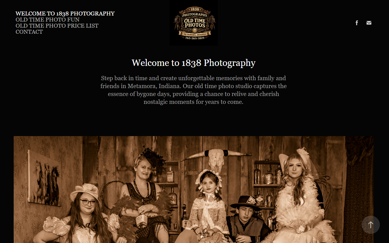 1838photography.com screenshot