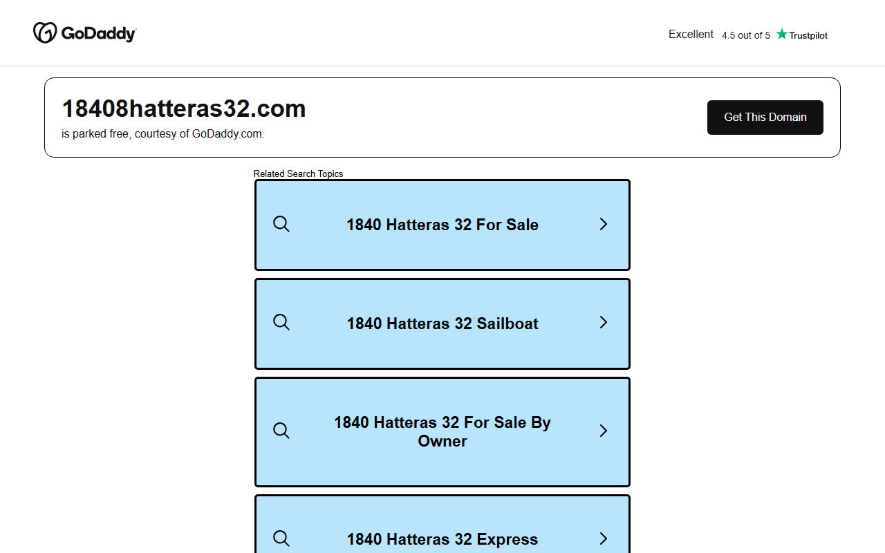 18408hatteras32.com screenshot